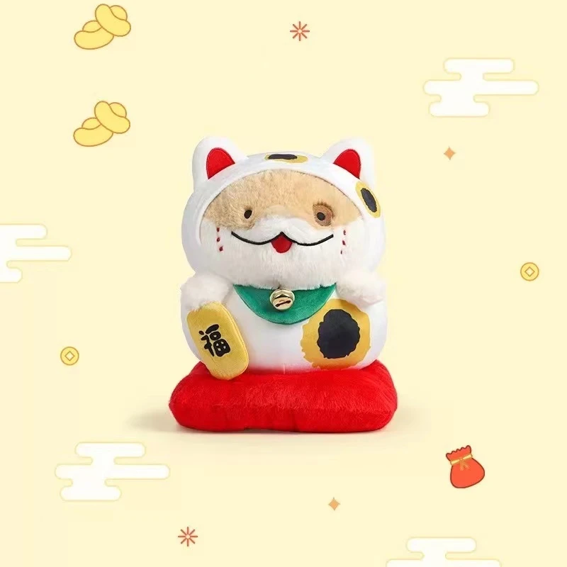 正版2025新年小狗蛇毛绒公仔点点玩具本命年吉祥物招财玩偶礼品女
