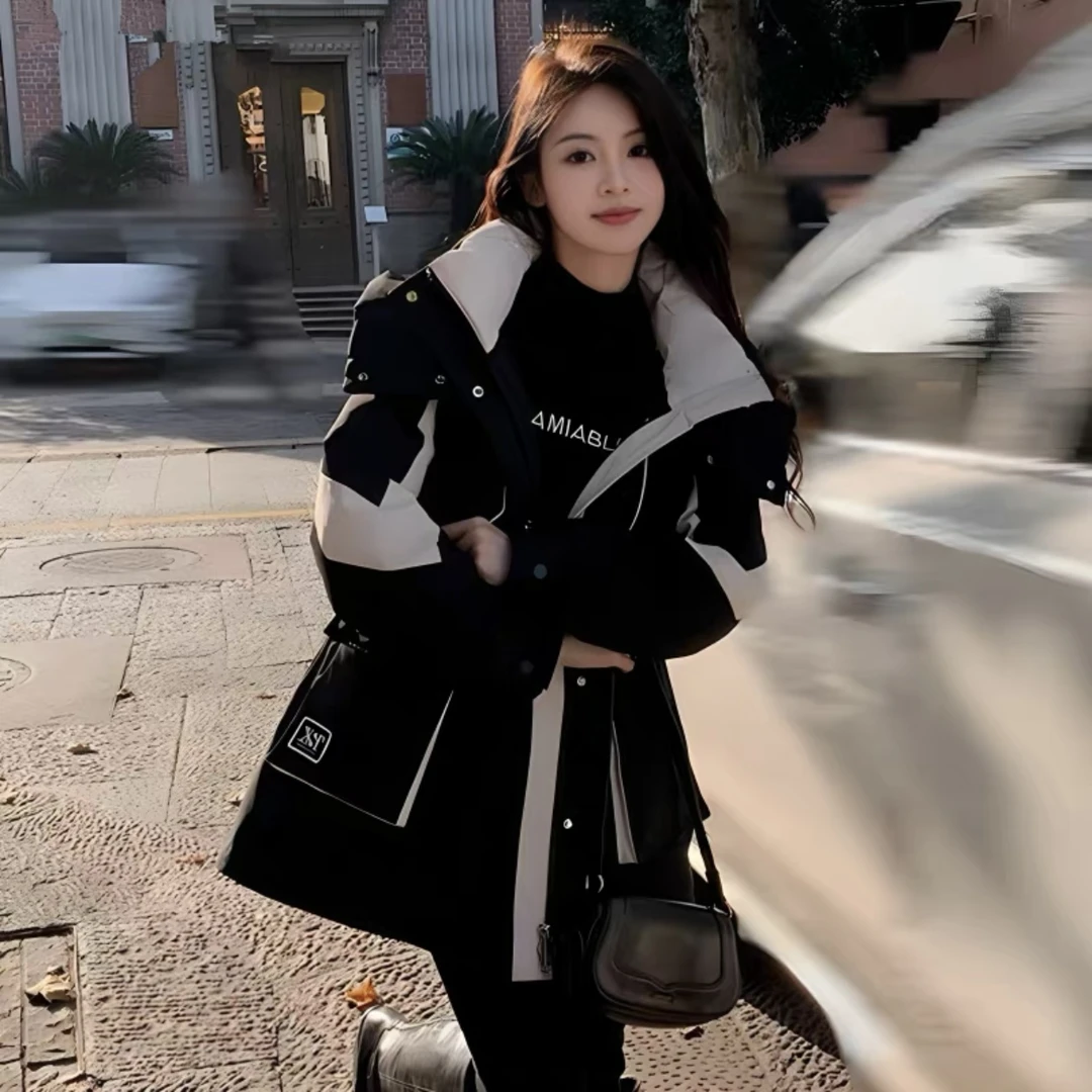 反季清仓女款秋冬季2024年新款时尚洋气派克服2024棉衣棉袄外套