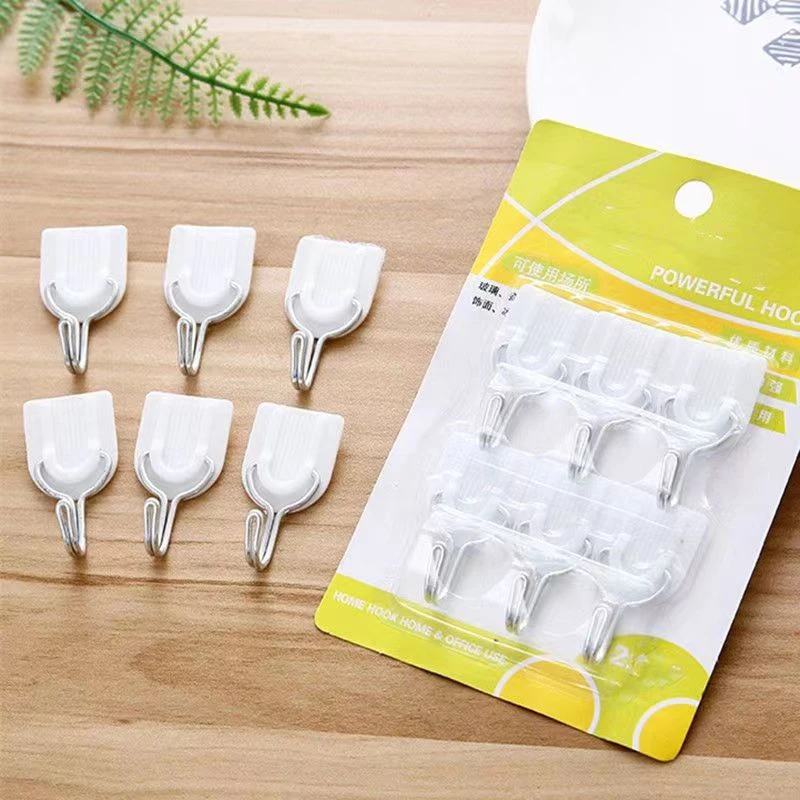 厨房创意免打孔挂钩贴墙强力门后钥匙宿舍无痕粘钩强力粘墙卫生间