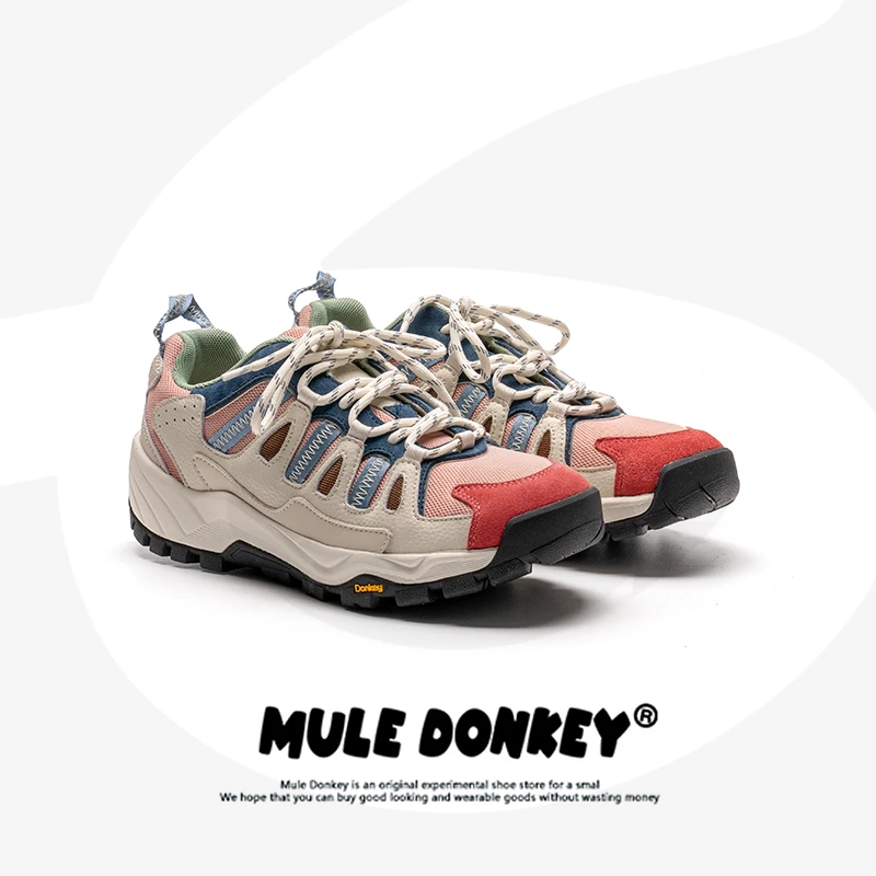 多嘴驴Donkey 户外复古休闲运动鞋子男潮流百搭透气厚底慢跑鞋