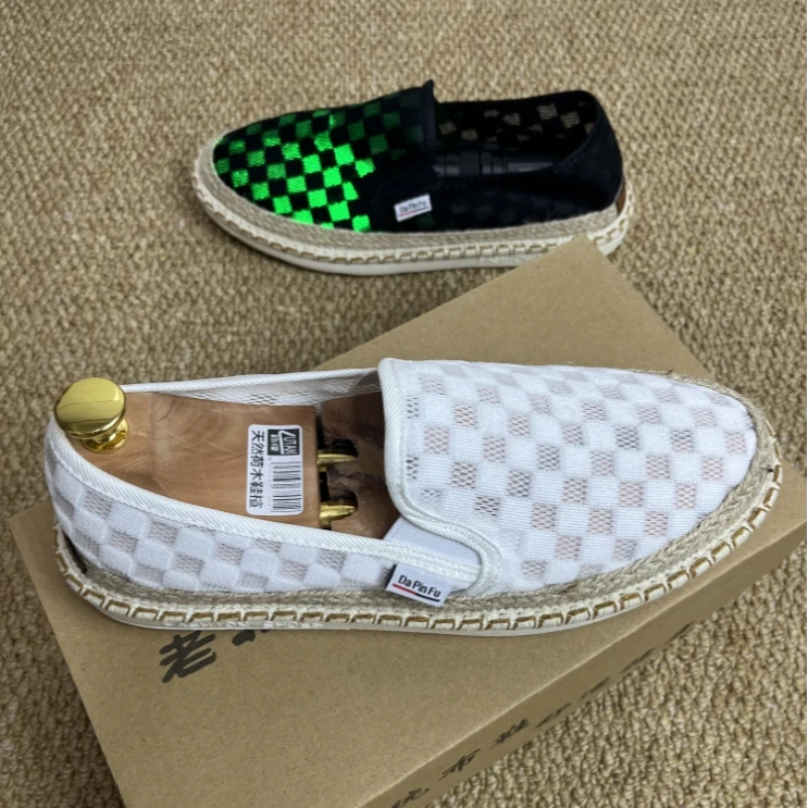 老北京布鞋男士休闲男鞋春夏季透气一脚蹬懒人潮鞋软底轻便开车鞋