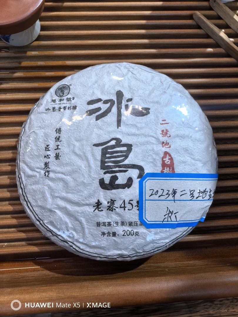 冰岛老寨45号2023年2号基地古树秋200g/饼