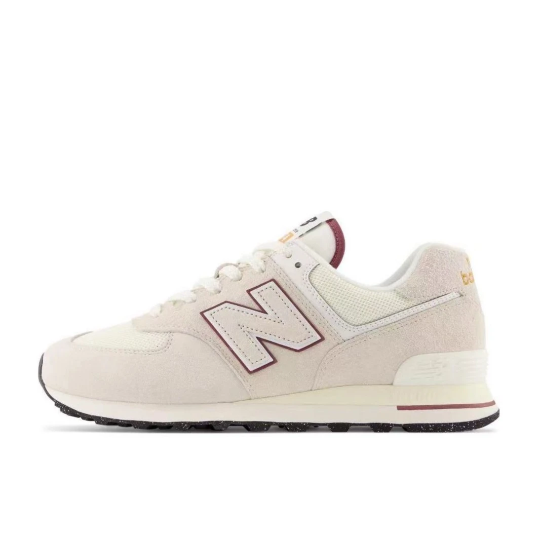 New Balance NB 574 OP2 耐磨低帮跑步鞋男女同款米白色 U574OP2