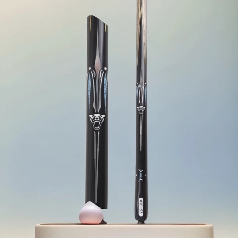 Yebao/野豹新款神兵G4台球杆小头杆通杆黑八斯诺克手工杆职业打感