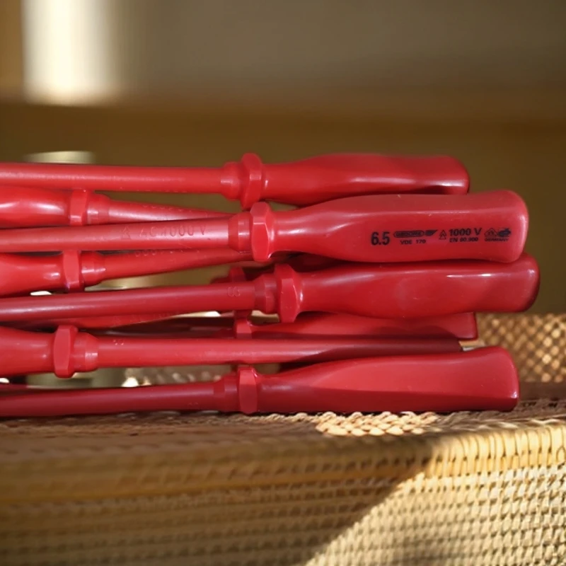 吉多瑞GEDORE绝缘VDE一字螺丝刀170-6.5(10只装)