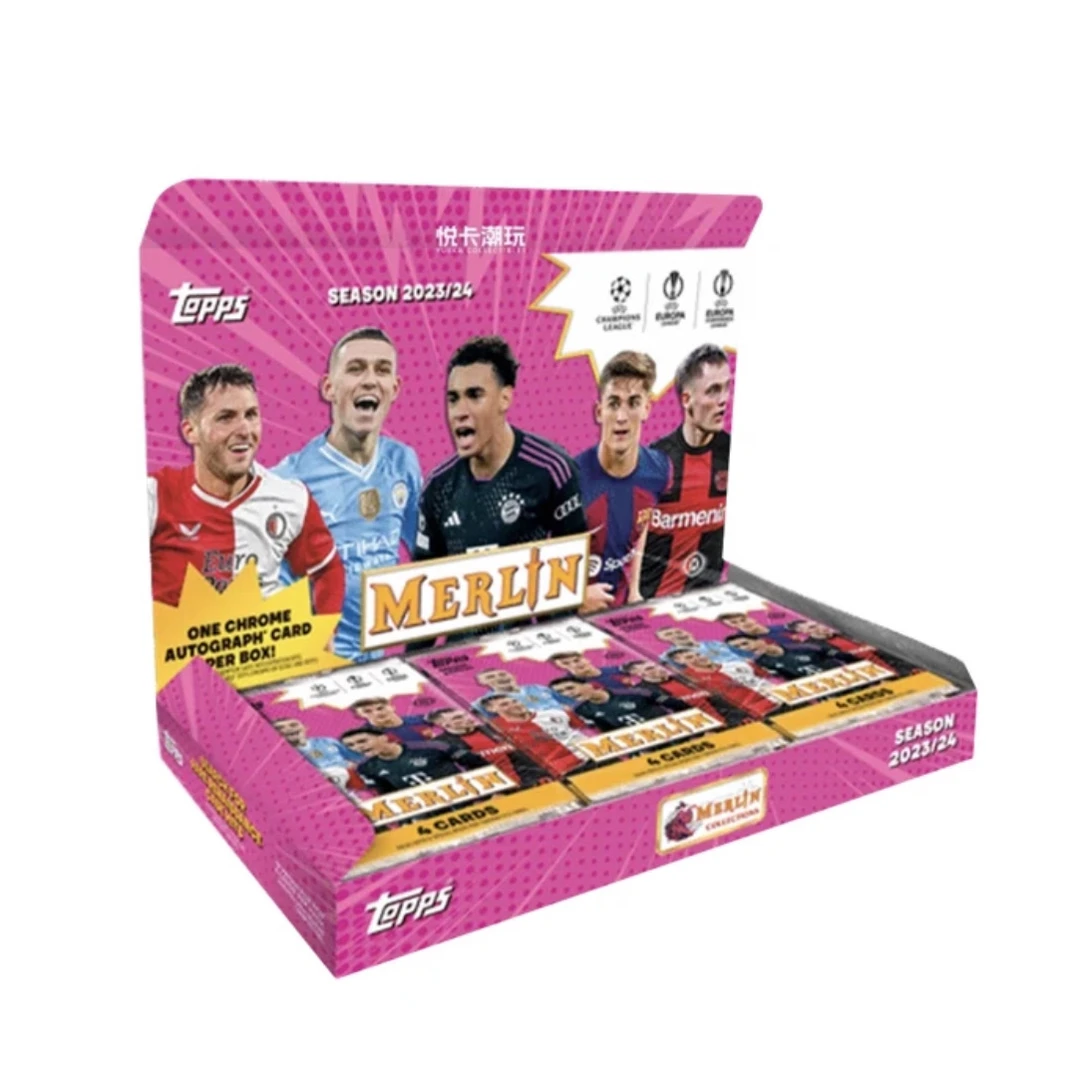 足球 23-24 Topps 梅林 Merlin Hobby 球星卡盲盒（未成年禁止下单
