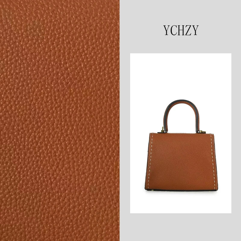 YCHZY ·原创设计 真皮高定手拿包斜挎包小德棕色