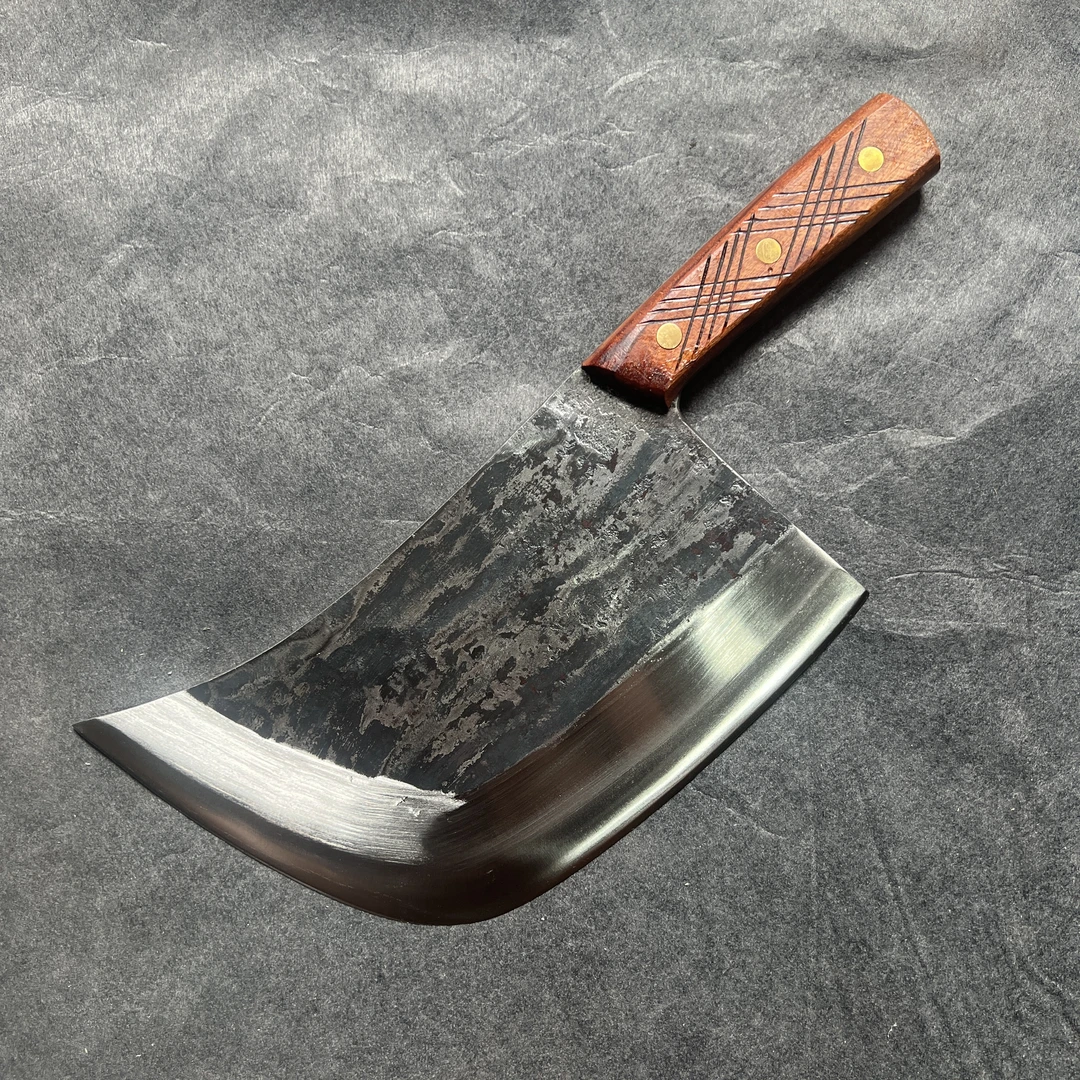 打铁铺手工锻打屠夫专用砍骨大骨刀纯手工