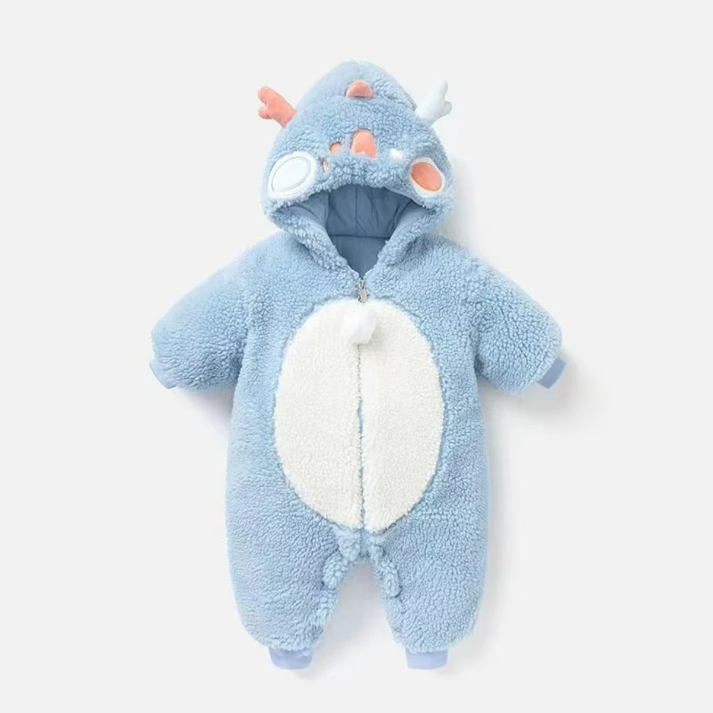 三色毛毛小鹿连体衣（以直播衣服为准）婴幼儿衣服