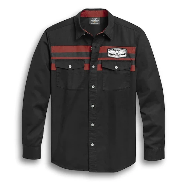 Harley Davidson/哈雷戴维森哈雷机车长袖衬衫