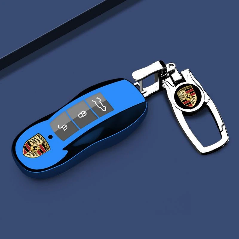 保时捷Cayenne卡宴Macan钥匙套适用老款玛卡帕拉梅拉718壳汽车扣