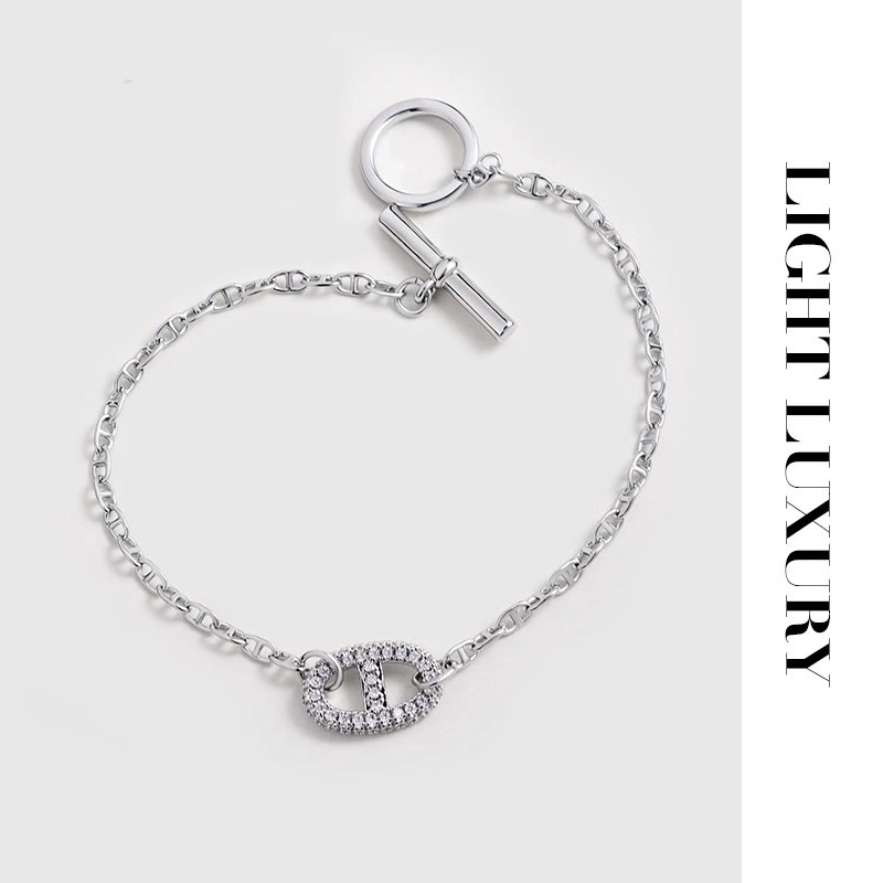 255384马家猪鼻子手链时尚 女百搭简约