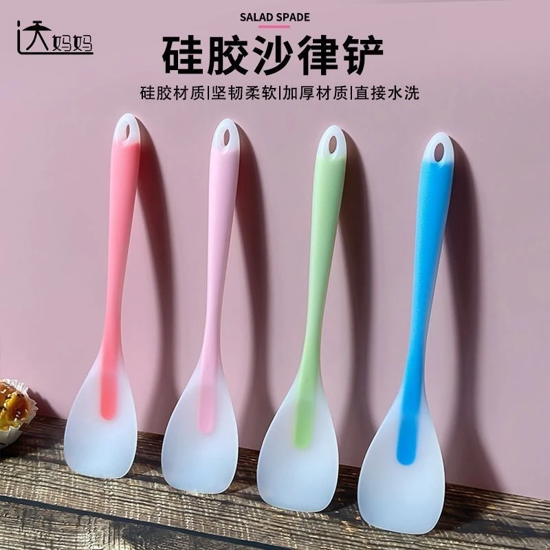 不粘锅硅胶铲子厨具耐高温搅拌煎炒菜锅铲汤勺煎铲炒勺宝宝辅食勺