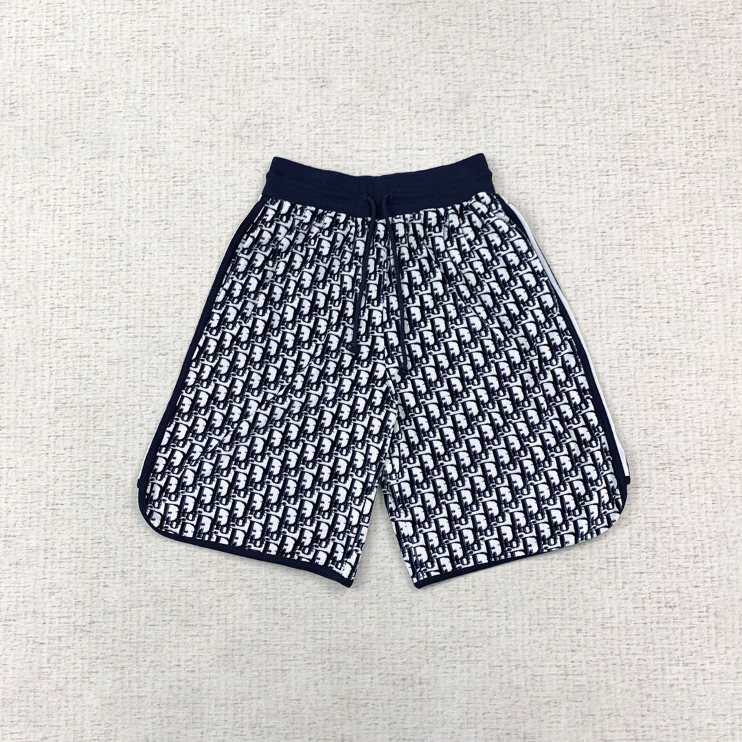 95新 DIOR/迪奥 满印logo百搭休闲短裤xs码编码xb2156