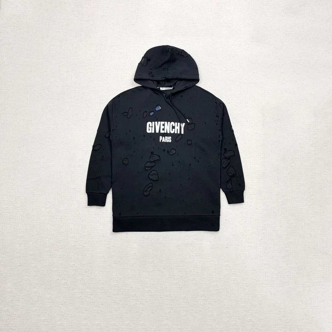 Givenchy 纪梵希 破坏做旧百搭卫衣xs码编码xb3520