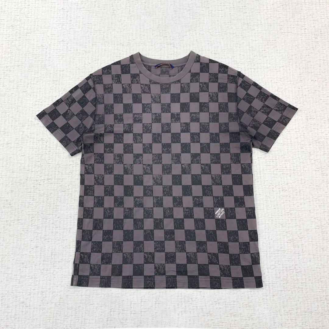 LOUIS VUITTON lv 经典棋盘格休闲短袖l码编码xb3107