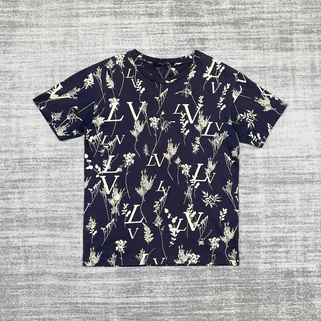 全新未使用  LOUIS VUITTON lv满印logo麦穗短袖s码编码xb0949