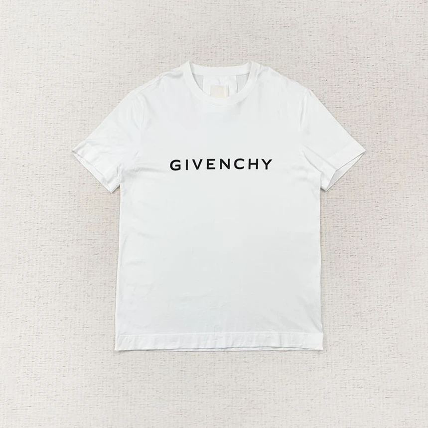 全新未使用  GIVENCHY 纪梵希 经典百搭白色短袖 xl码编码xb3153