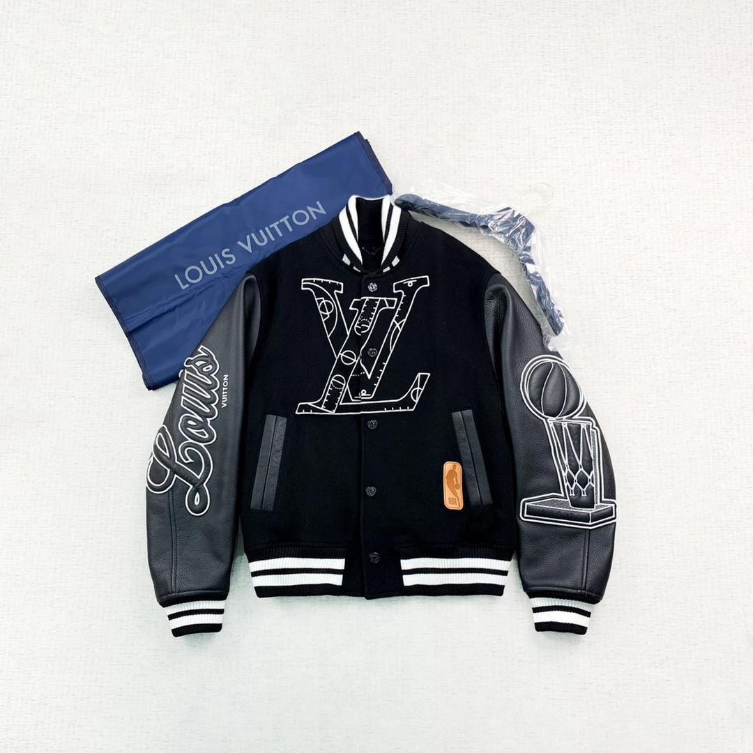 95新 LouisVuitton/路易威登 NBA联名棒球服外套48码编码xb2584