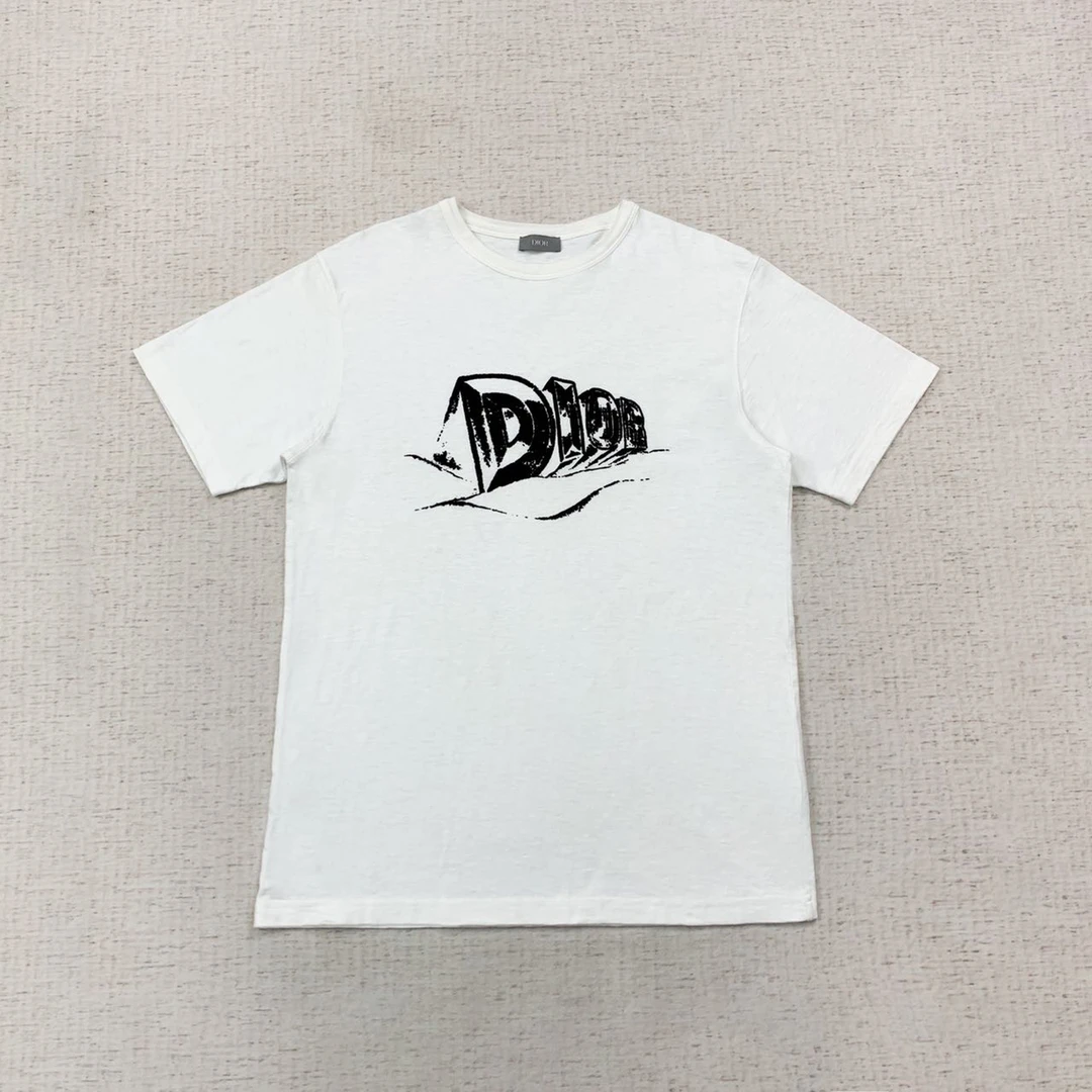 全新未使用  DIOR 迪奥 经典logo百搭休闲短袖m码编码xb2325