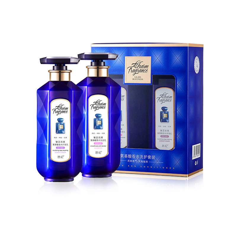 悠纪——魅蓝琉璃氨基酸香水洗护套装（500ml+500ml）