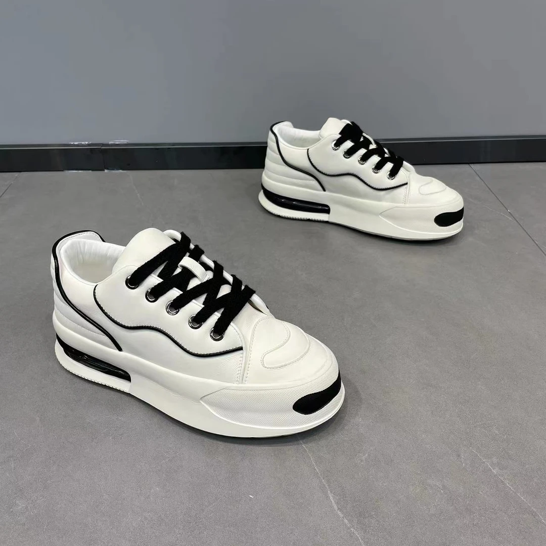 2024年夏季新款舒适透气软底轻便爆款百搭拼色男士潮鞋时尚休闲鞋