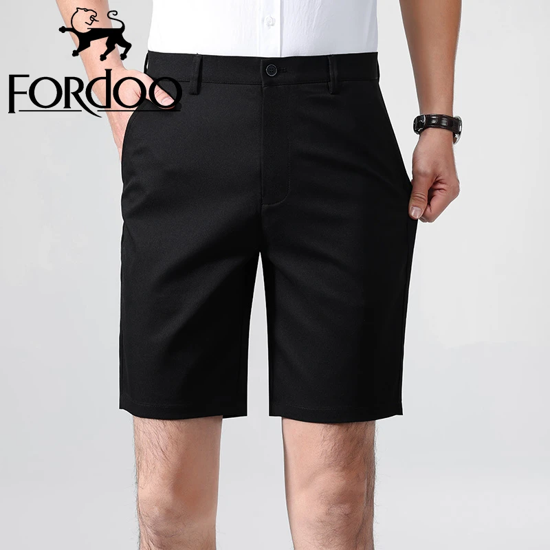 【远哥专属】FORDOO/虎都商务休闲抗皱五分休闲短裤822