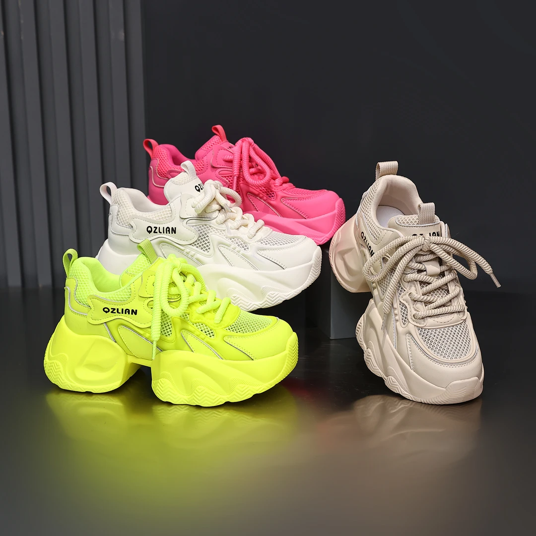 千之恋断码现货增高6CM2024夏季新款高能感透气时尚百搭女鞋3379