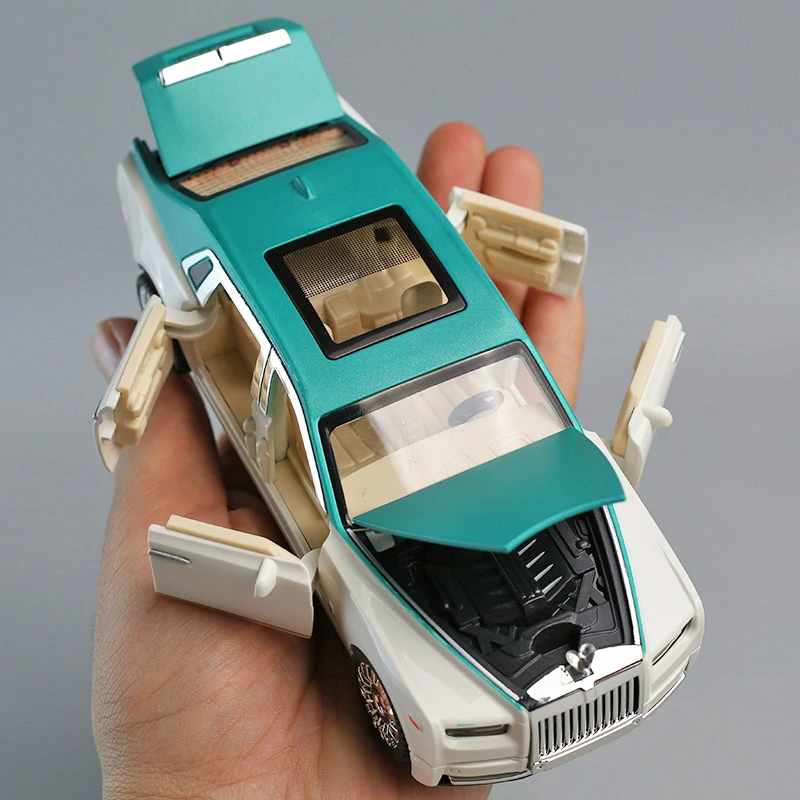 新款声光音乐儿童玩具车惯性6开门劳斯莱斯玩具模型儿童生日礼物