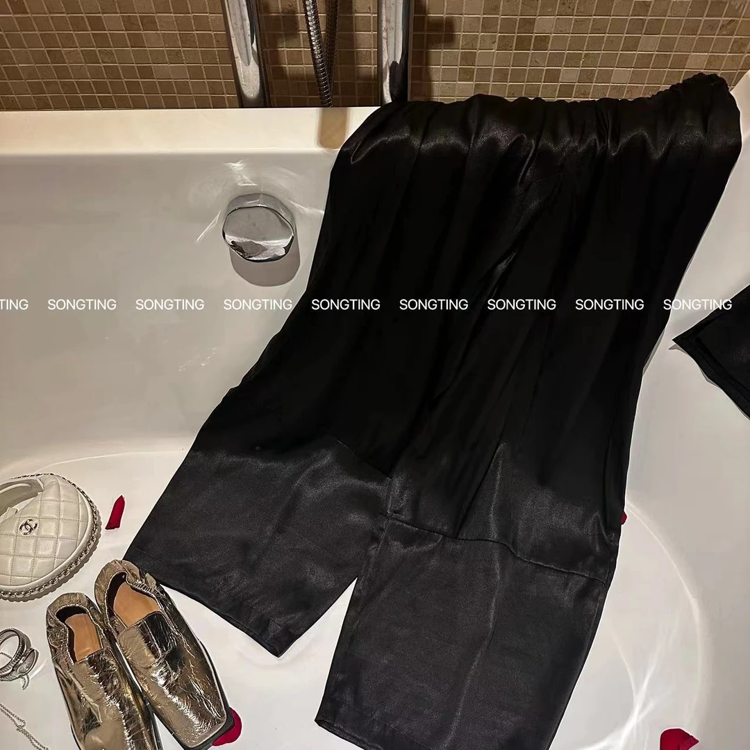 SONG TING 香云纱系列裤子