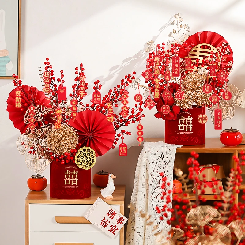 菲寻订婚小摆件结婚用品大全新婚礼物送新人客厅婚房婚礼布置装饰