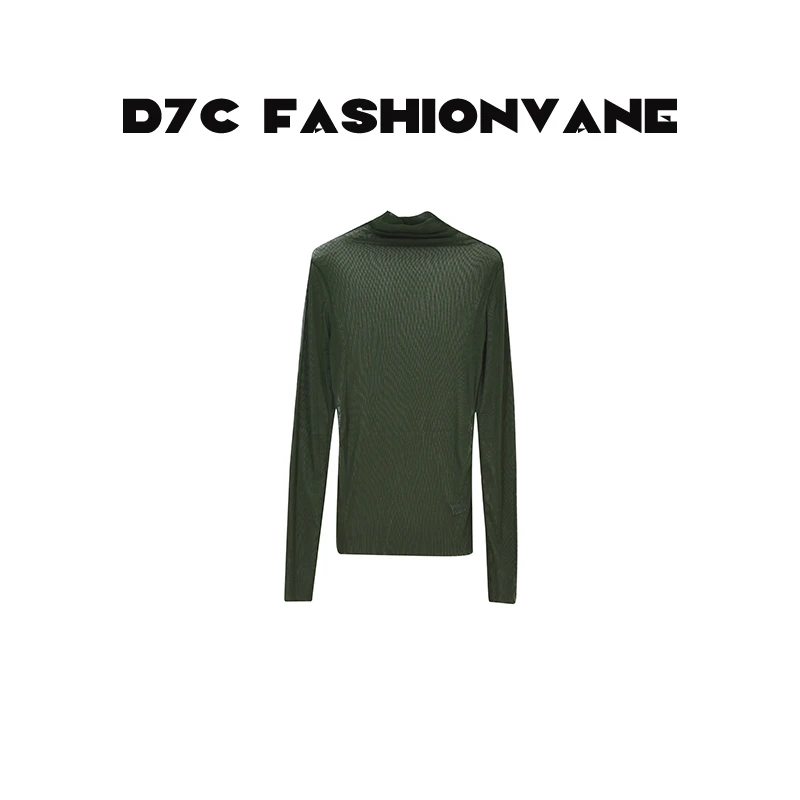 【XINMO买手店】性感柔软舒适大弹性网纱打底衫叠穿神器C24108001