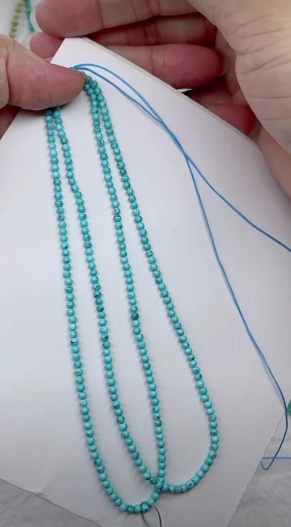 天然原矿绿松石卡2.5