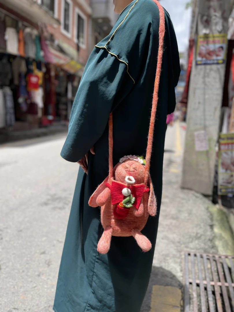 尼泊尔纯手工兔子包