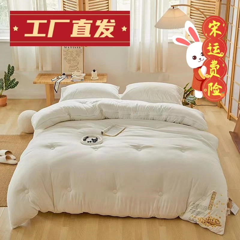 【不老的爷爷家居】单品高克重单人拉链A大豆子母被——二.合.一