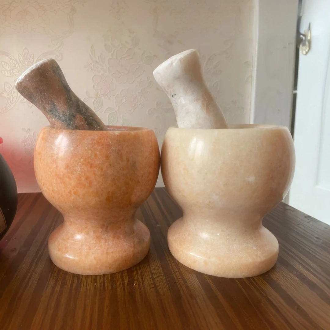 天然蒜臼子石头捣蒜家用捣蒜捣药手动老式蒜泥器