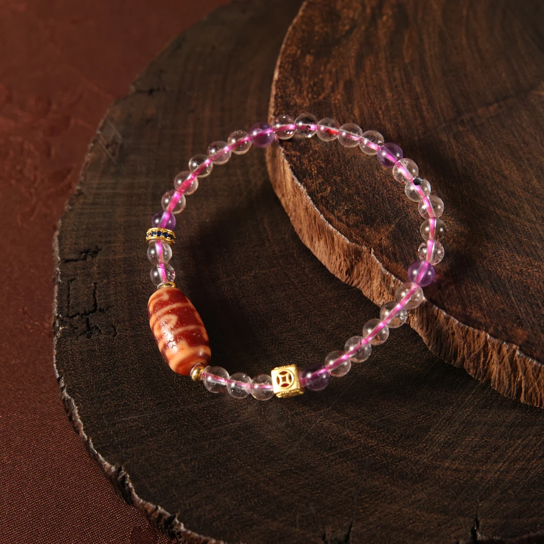 壹加安琪 | 金蟾莲师三眼超七手串发一件