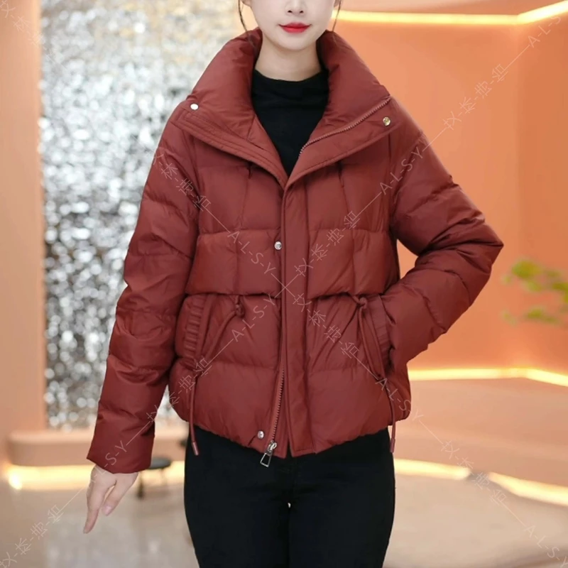 潮流时尚白鸭绒羽绒服女2024款冬装洋气时尚保暖气质显瘦24D13