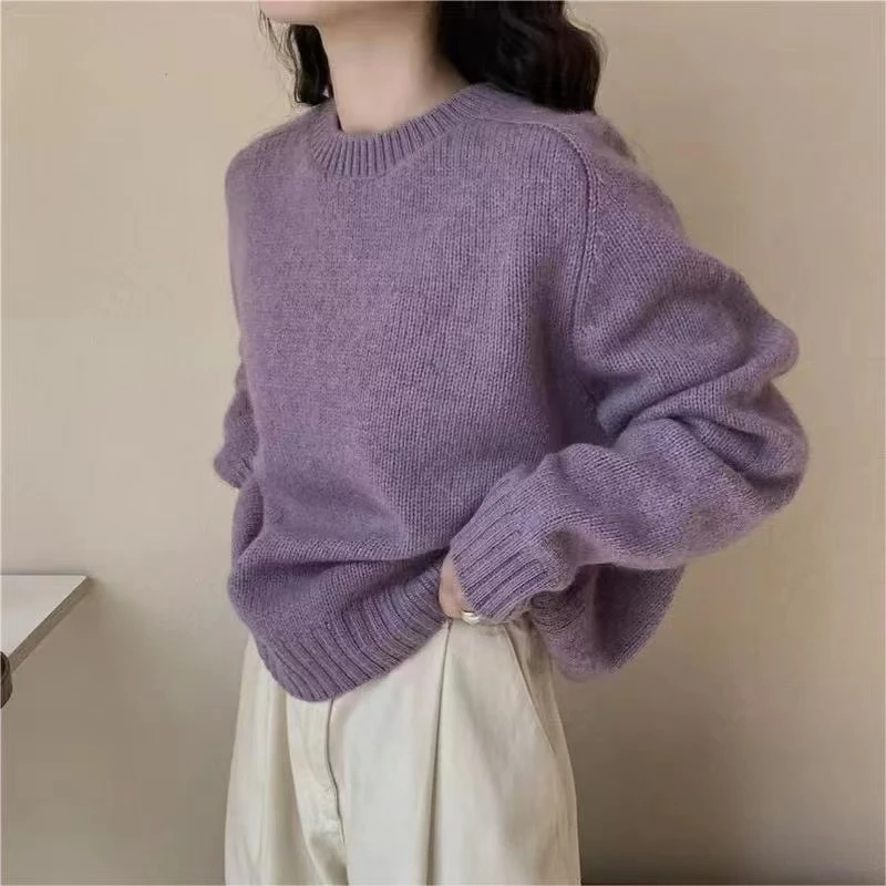 A小琴【215-300】秋冬女纯针织衫宽松【非图片款】