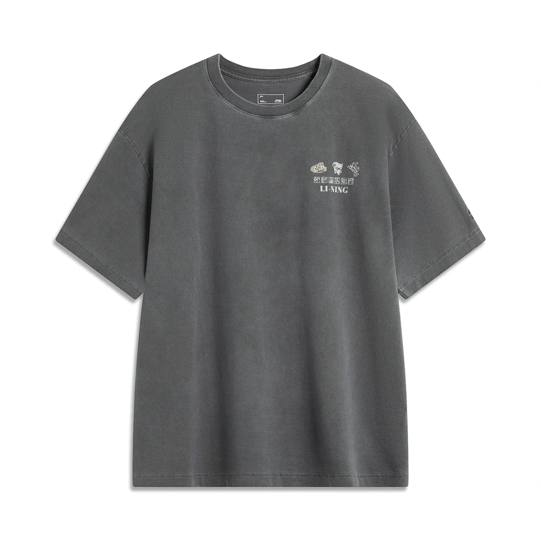 【李宁楔形文字】男女24年舒适柔软纯棉透气休闲上衣AHSUA29