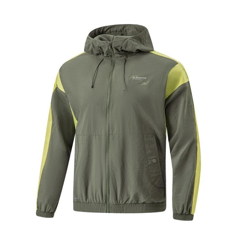 【防泼水】李宁风衣男女款2024秋季连帽宽松运动外套AFDU061