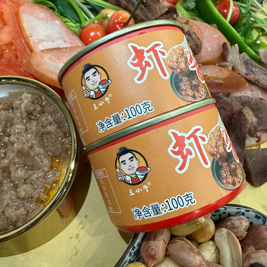 王小牛n即食虾酱100g*1罐不腥不咸不臭虾酱唯美鲜香渤海湾特产
