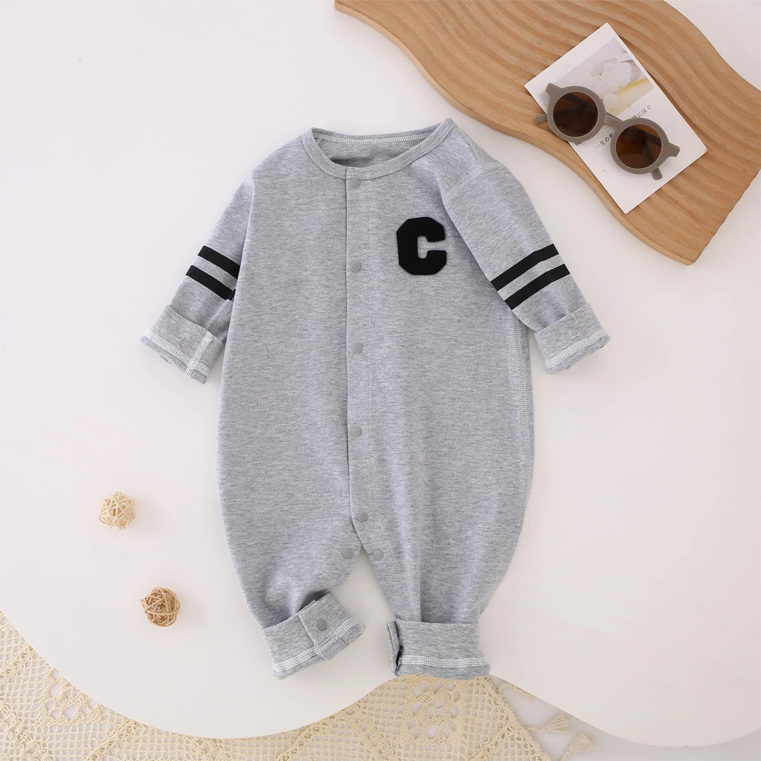 【新客专享】春款新款纯棉无骨宝宝连体衣0-16个月新生儿贴身衣服