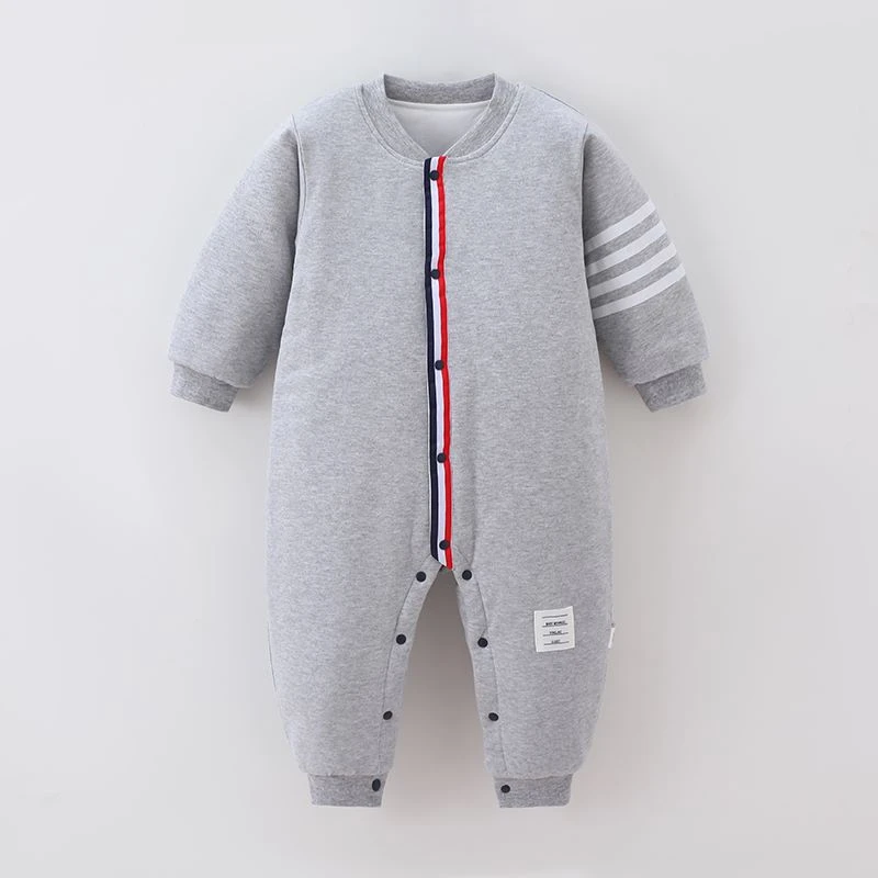 260g宝宝秋冬加厚棉服连体衣婴幼儿新款外出服
