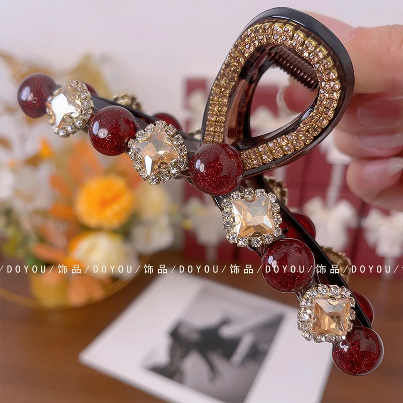 【红心皇后】大号抓夹气质轻奢时尚百搭后脑勺发夹发饰头饰鲨鱼夹