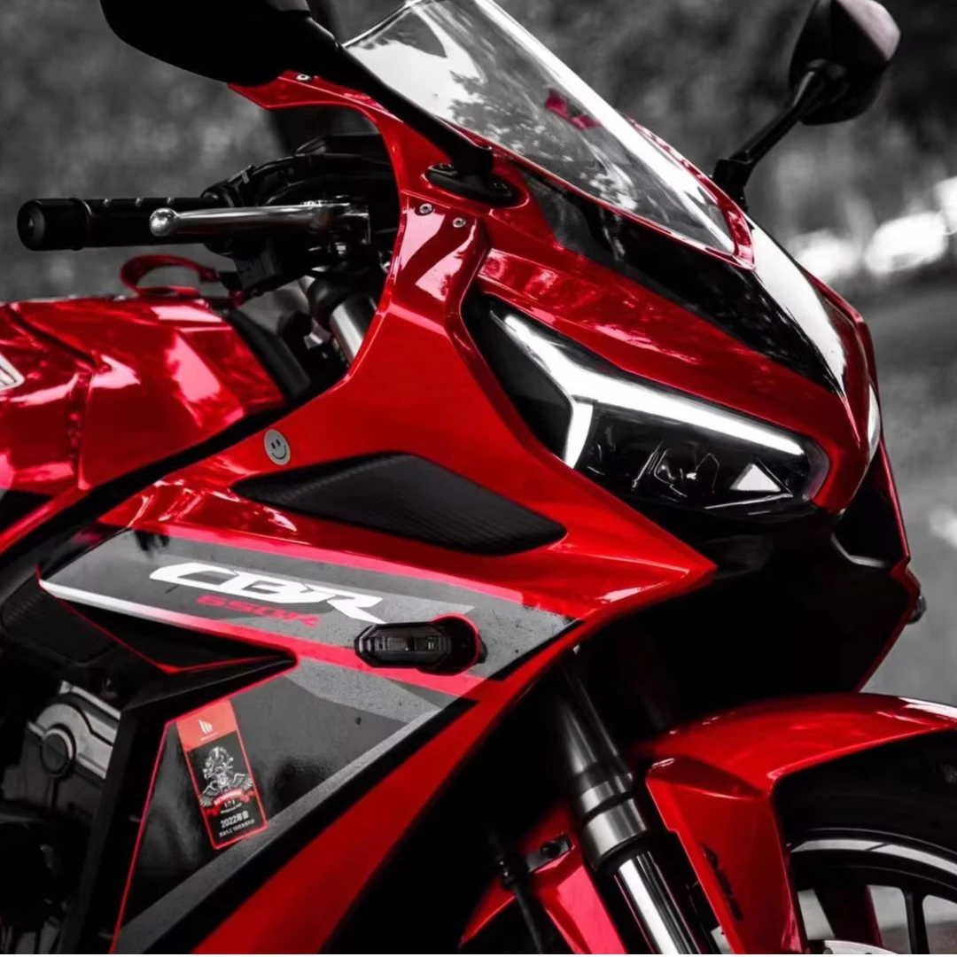 适用于本田CBR650R前大灯 LED双光透镜大灯总成 无损安装CBR500
