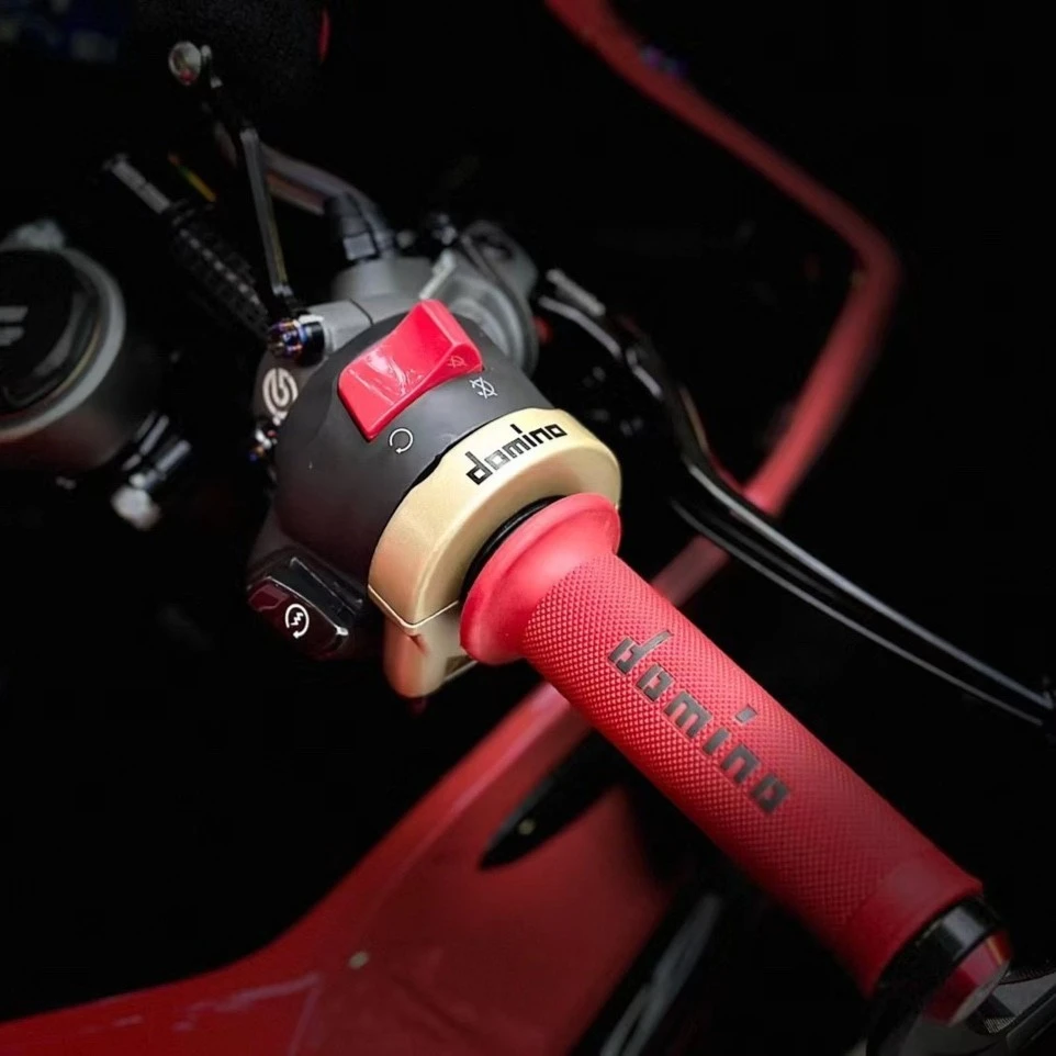 意大利Domino多米诺 XM2大拧油摩托车赛车快速油门座KRR03大扭油