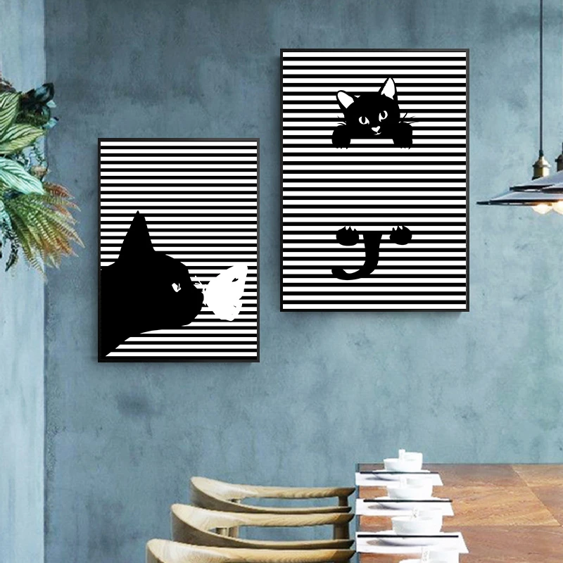 30黑白灰艺术沙发背景墙装饰画高级感客厅挂画现代简约三联壁画