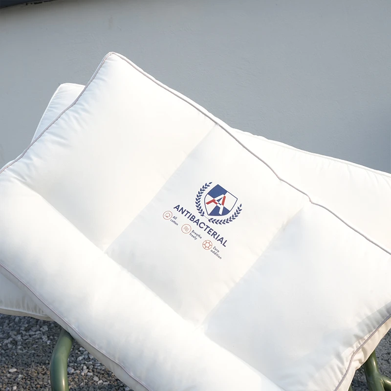 《分区枕》全棉护颈枕芯枕头A类助眠柔软成人家用酒店学生机洗水洗