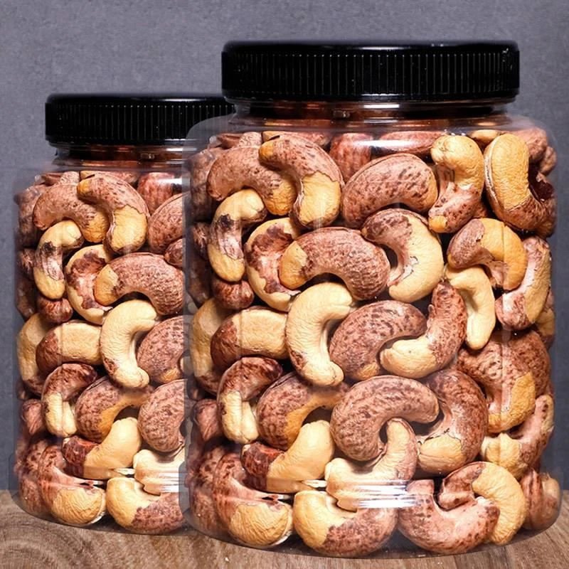 带皮紫衣腰果原味盐焗罐装250g/500g紫皮紫衣越南坚果干果零食10g